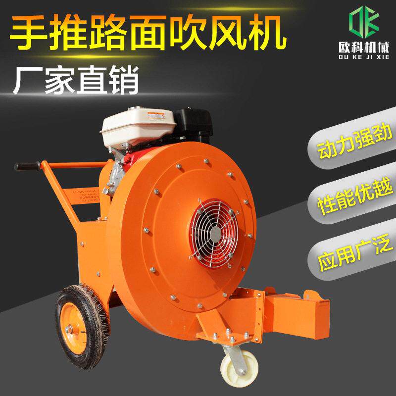 手推式路面吹风机马路清渣吹风机树叶灰尘清理设备道路清缝除尘机