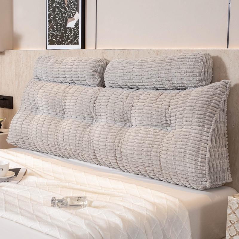 加高加厚双人床床头靠垫沙发榻榻米床上软包靠背客厅宿舍卧室靠枕