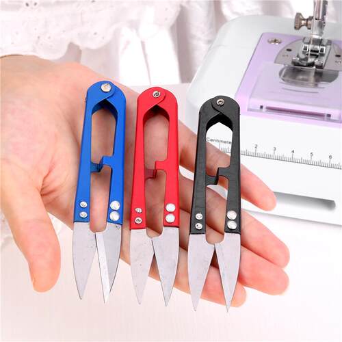 U-shaped embroidery scissors V-shaped household mini scissor