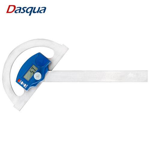 Dasqua达时科电子数显角度尺量角度神器不锈钢角尺90度定位画线尺