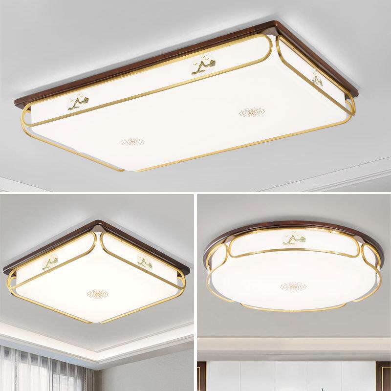 客厅灯吸顶灯2023年新款现代简约大气大灯流行主灯网红中山灯具薄