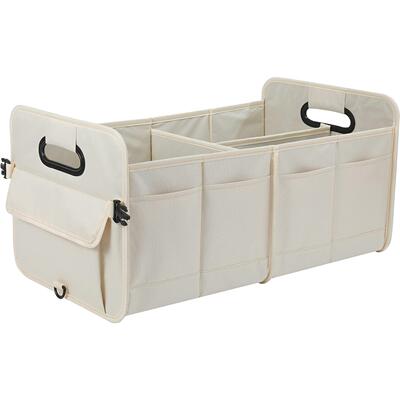 Car storage box, foldable car trunk storage box, waterproof