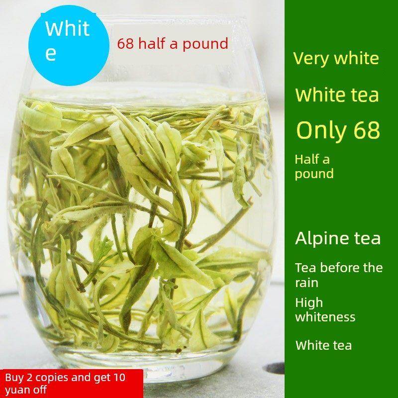 叶白乐茁【雨前口粮白茶】2025年新茶正宗春茶安吉珍稀绿茶叶250g