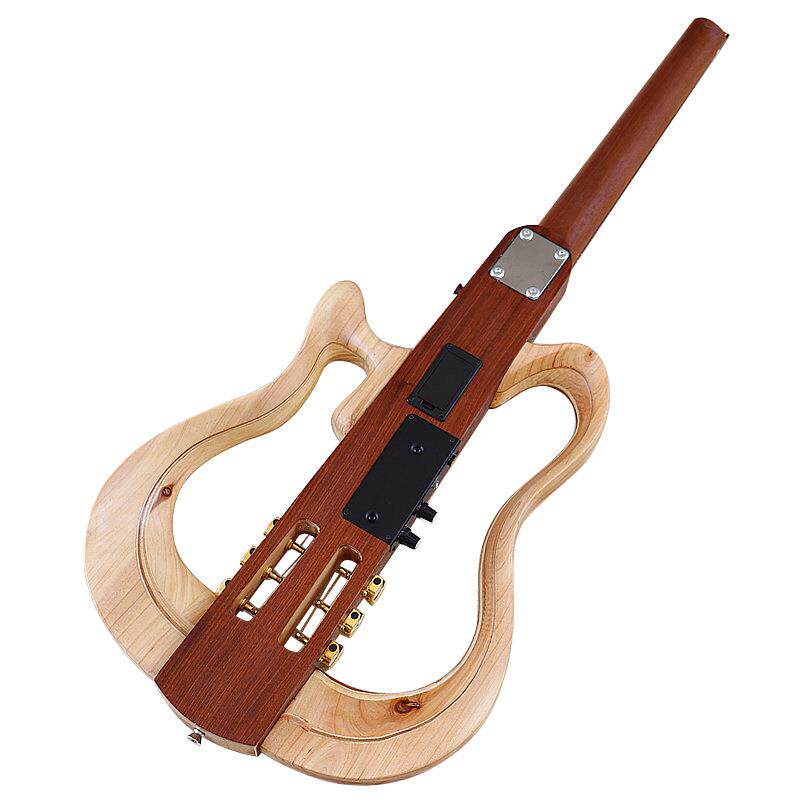 39寸6弦无头折叠民谣吉他便携式可拆卸旅行吉他