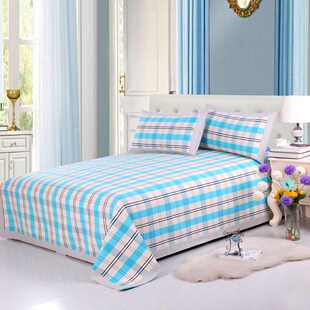 夏凉凉席席音布老粗加厚凉席双人三件套床单抖土布代发