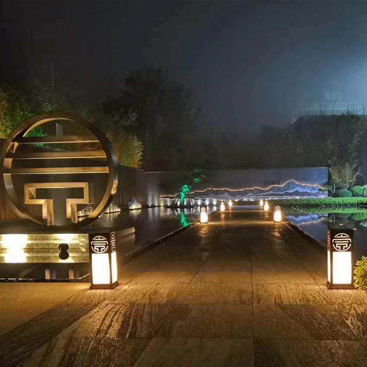 2023新款不锈钢电镀拉丝草坪灯柱头灯拉丝草坪灯拉丝柱头灯庭院灯