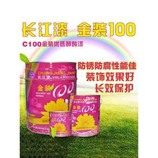 长江防锈漆 醇酸树脂调和钢结构金属漆 磁漆 环氧面漆底漆工业漆