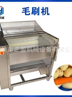 中小型土豆清洗机整机304不锈钢土豆去皮机红薯萝卜清洗去皮机
