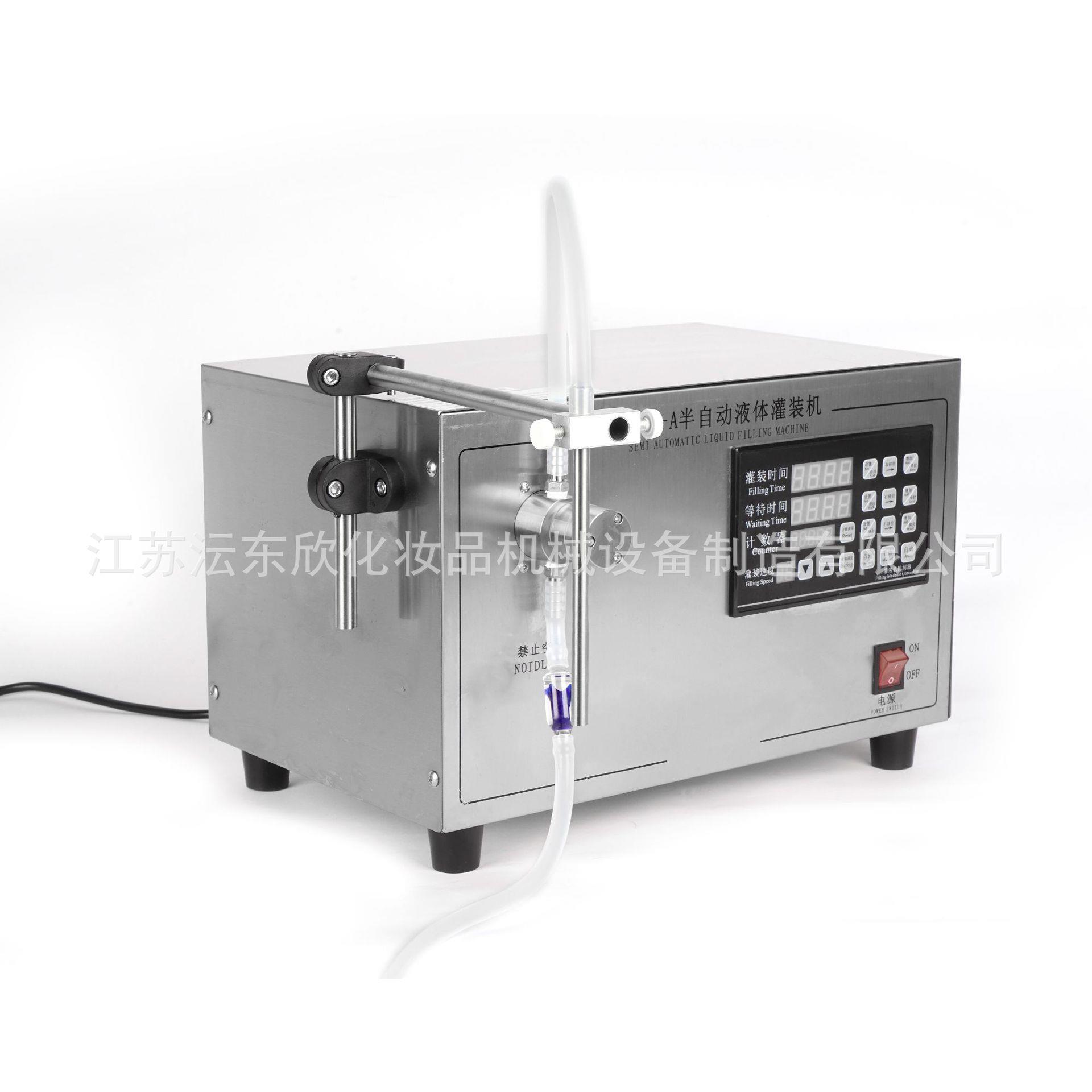 广东深圳半自动液体灌装机小型水剂定量分装机清洁剂卸甲液灌装机