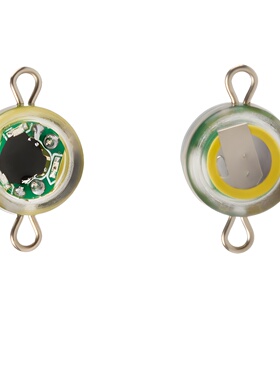 鱼眼诱鱼灯 LE水下集鱼器路亚鱼饵灯纽扣诱鱼灯电子如水亮诱鱼灯