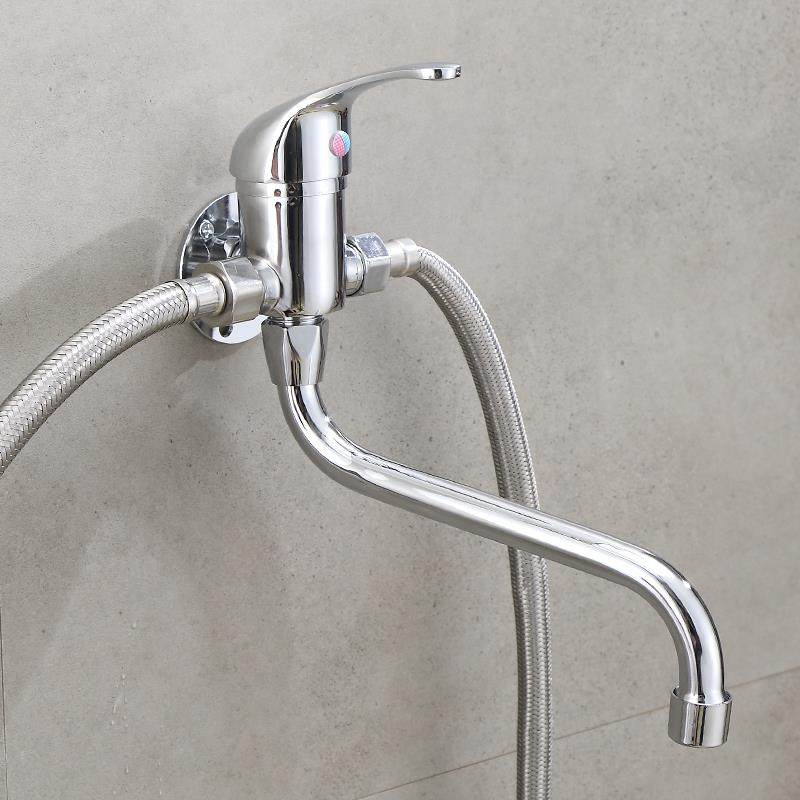 全铜明装厨房冷热水龙头挂墙式水槽小厨宝混水阀冷热水洗菜盆龙头,家装主材,厨房龙头,淘宝优惠券,粉丝福利购,淘宝优惠卷