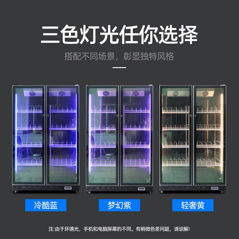 康亿啤酒柜饮料柜酒水展示柜冷藏超市冷柜商用展柜冰柜保鲜柜冰箱