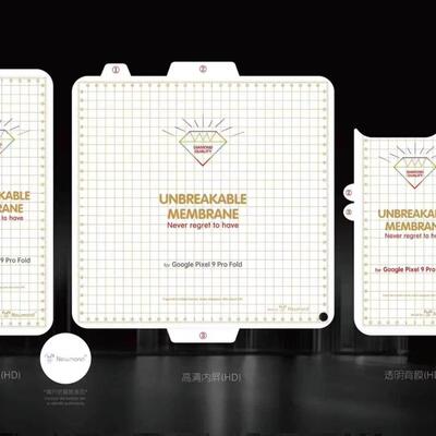 适用谷歌Pixel 9Profold手机保护膜折叠机钢化水凝膜防撞条膜Pixel 9Pro fold磨砂后背膜铰炼膜中轴转轴膜外