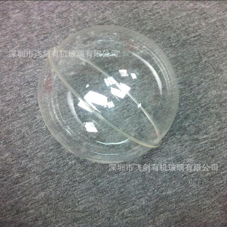 亚克力50公分圆球 有机玻璃透明球 圣诞橱窗装饰吊球