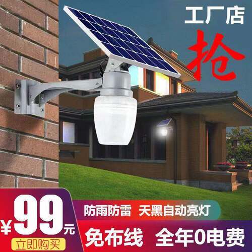 路灯庭院灯路灯头庭院景观花园墙壁装饰一体化照明苹果