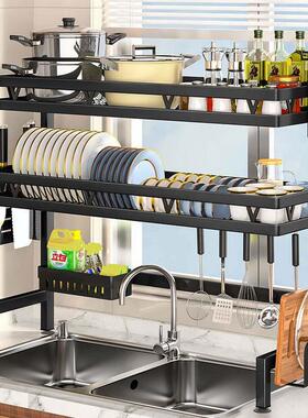3-Tier Strong Rack kitchen drop large dish rack shelf bowl