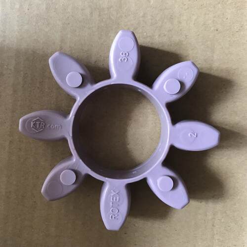 ROTEX38外径80联轴器减震缓冲垫子八角弹性体8瓣梅花圈内径38胶块