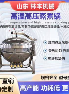 全自动真空袋装粽子压蒸煮锅五香花生毛豆纳豆鸭蛋温立式煮锅