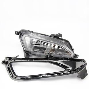 新途胜LED日间行车灯适用于现代途胜改装 专用LED雾灯DRL日行灯