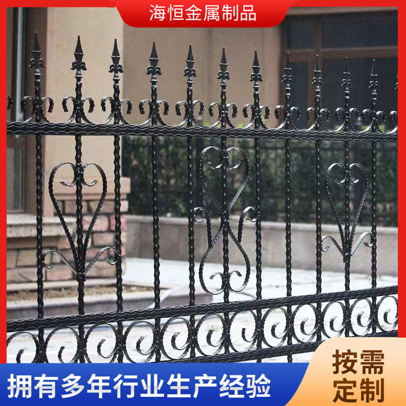 农村别墅厂家庭院铁欧式艺铁学校围栏护栏 护栏自建房 工厂艺栅栏