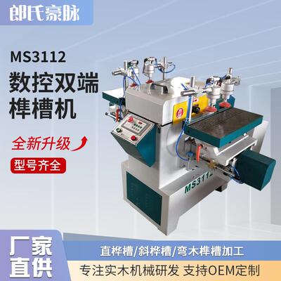 木工双端榫槽机榫眼机马氏数控出榫机沙发桌椅腿铣槽机公母榫头机