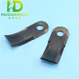 玉米收割机粉碎刀前甩刀还田机刀片锯齿刀秸秆粉碎机刀滚刀改装刀