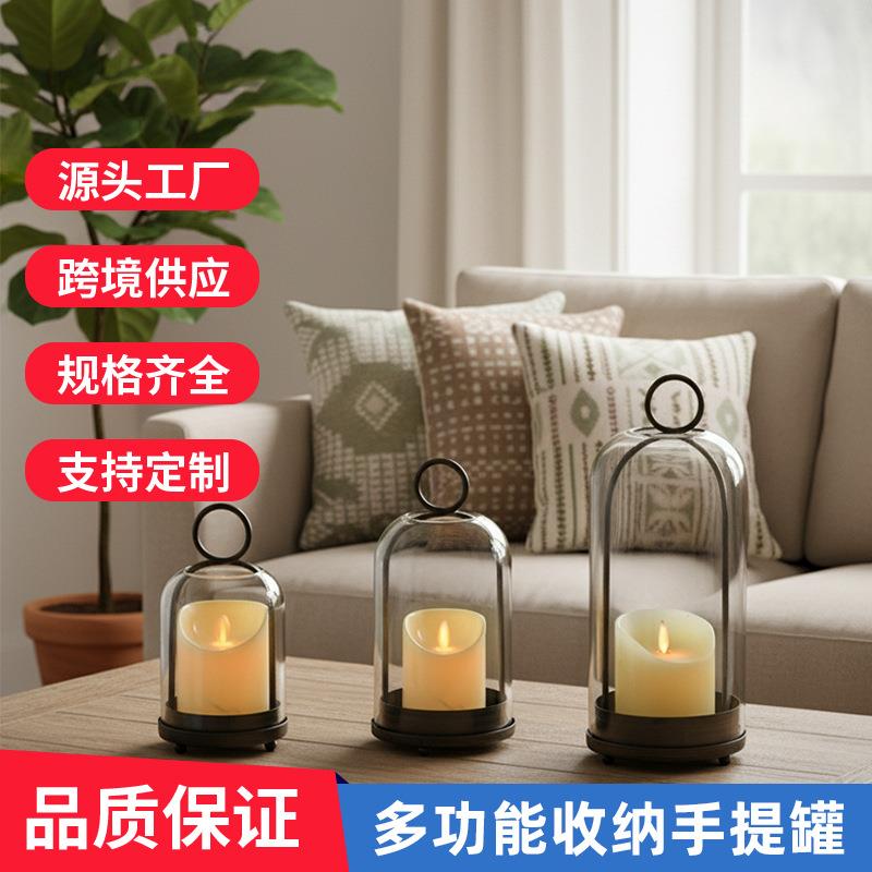 欧式蜡烛台摆件北欧浪漫烛光晚餐道具金色轻奢铁艺蜡烛灯餐桌蜡台