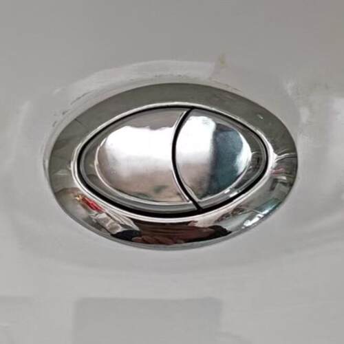 通用型马桶冲水按钮开关坐便器配件 椭圆形水箱按水按键大小双按
