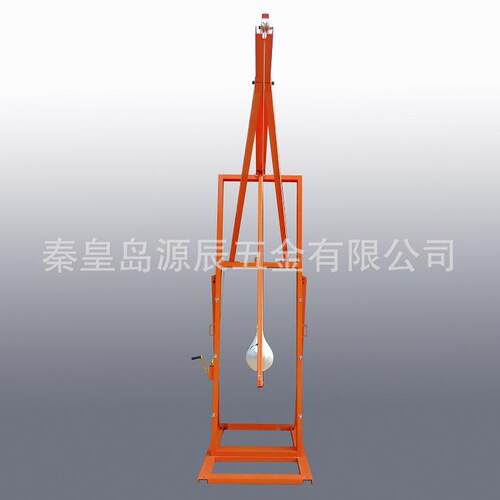 安全玻璃质量认证检测设备手动冲击架落球样品框