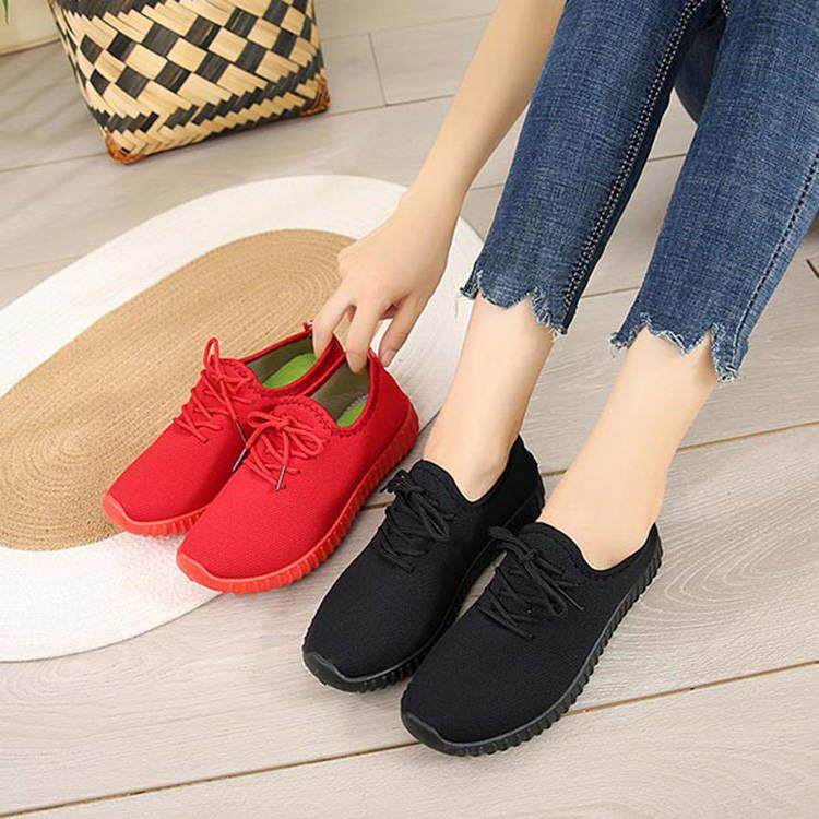 老北京布鞋女鞋百搭平底红鞋女单鞋妈妈网鞋学生鞋系带运动休闲鞋,女鞋,时尚休闲鞋,淘宝优惠券,粉丝福利购,淘宝优惠卷