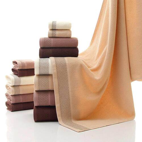 Cotton Bath Towel 3 Set Home Hotel towels 纯棉毛巾浴巾三件套
