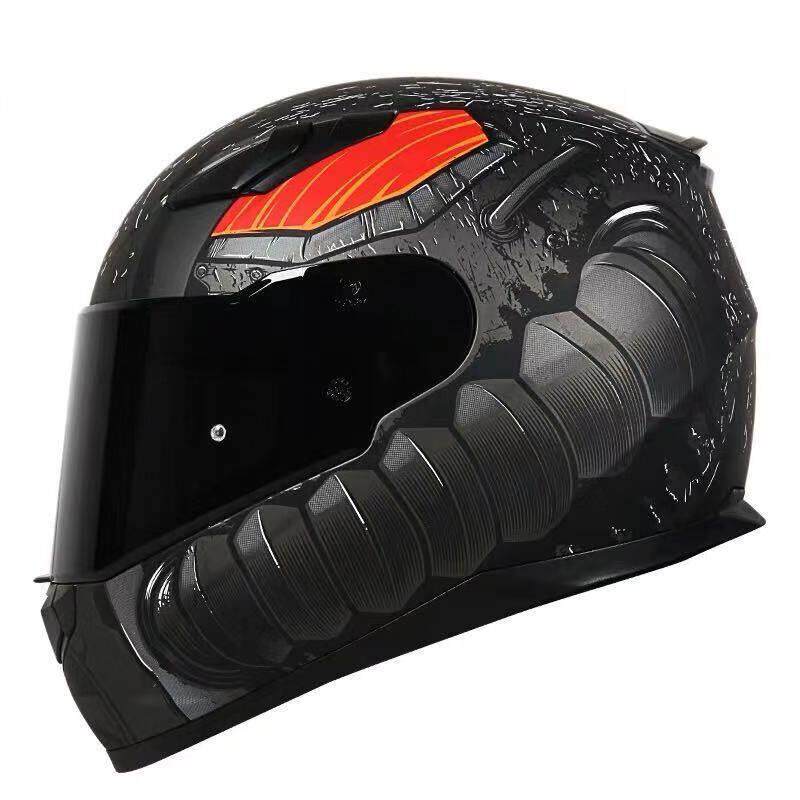 高档FSE认ED酷摩托车头盔夏季男女士机车全盔A3C证四季通用防雾炫