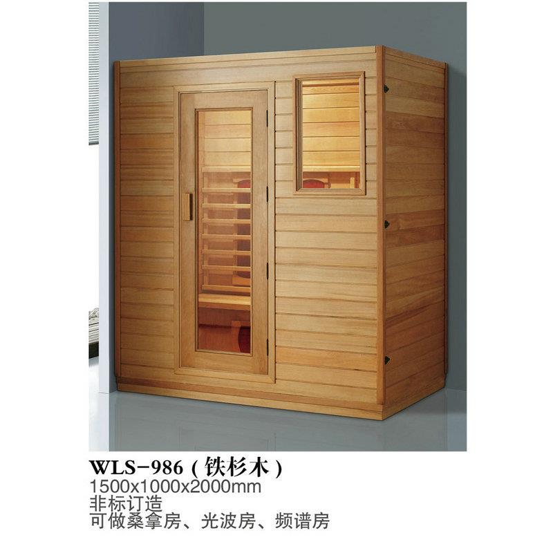 铁衫木汗蒸干蒸房酒店家用可做桑拿房光波房频谱房采购986