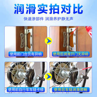 保赐利润滑油门轴合页家用剂防盗门锁专用门窗缝折页异响消除机械