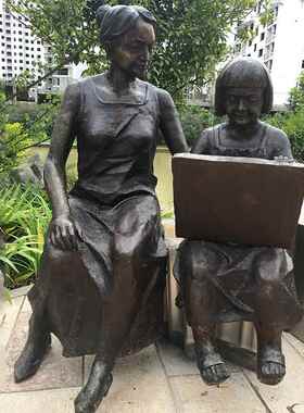 铸铜王阳明古代名人像雕塑摆件户外广场步园林步行街景观厂家定制