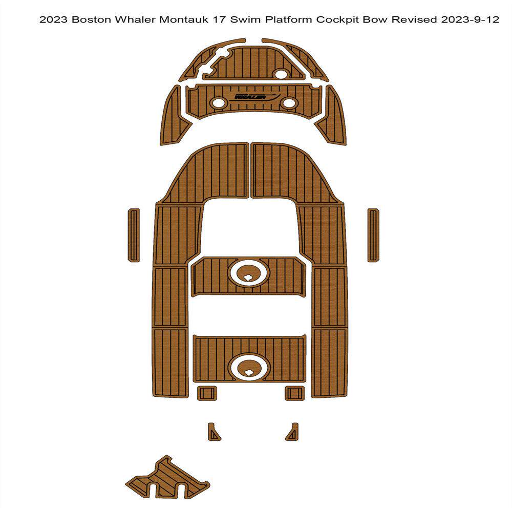 2023 Boston Whaler Montauk 17 游艇船舶EVA柚木地板 亚马逊热销
