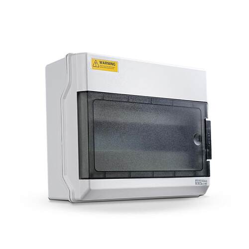 SH-12 way户外明装配电盒12回路防水IP66带铜端子PC塑料配电箱CE