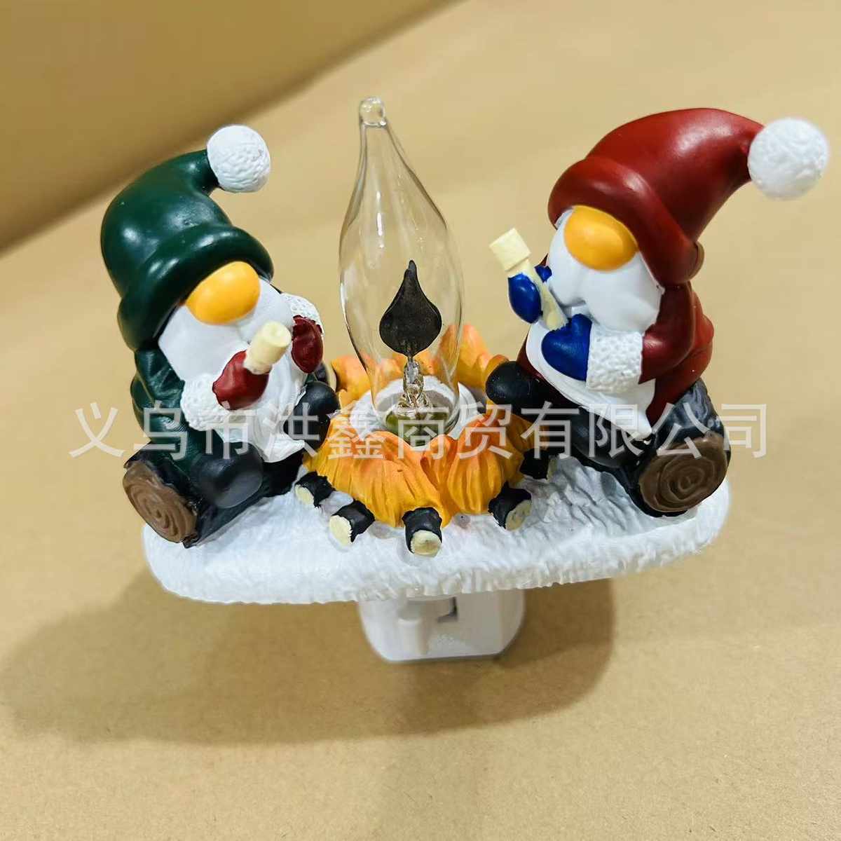 跨境爆款万圣节幽灵闪烁灯居家儿童房背景装饰创意树脂工艺品摆件