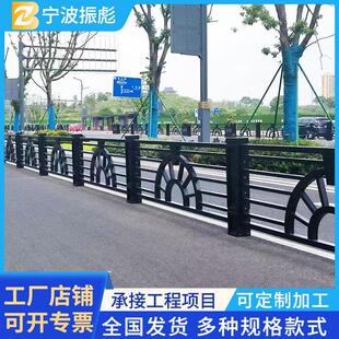 厂家供应市政公路锌钢护栏 非机动车机动车分隔护栏 道路中间护栏
