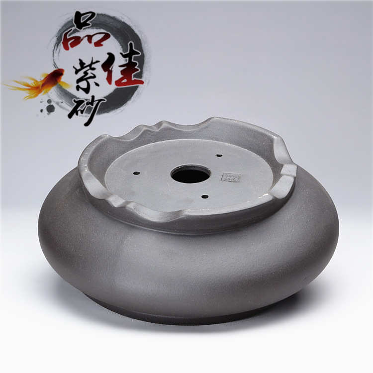 供应宜兴紫砂花盆 釉水陶瓷盆景盆 多肉盆韩式小花盆微型花盆批发