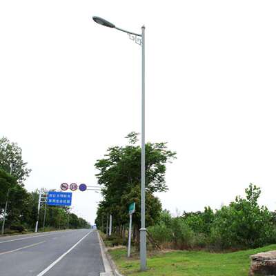 户外LE市电GAA路灯6米政工程道路照明高市杆灯新D农建设路灯杆直