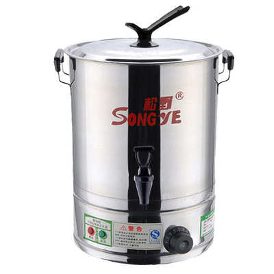 大容量保温汤桶凉茶桶烧水桶商用不锈钢电热开水桶煮水器电加热管