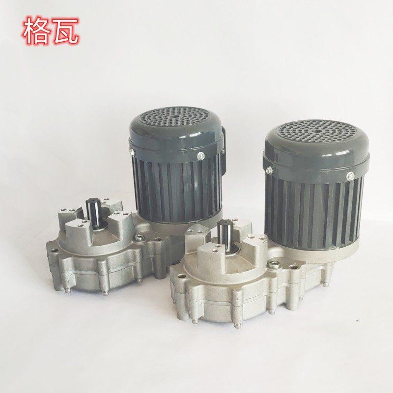 格瓦110V相速电机120W 10转 150KG挤出式矿冰制冰机齿轮电机