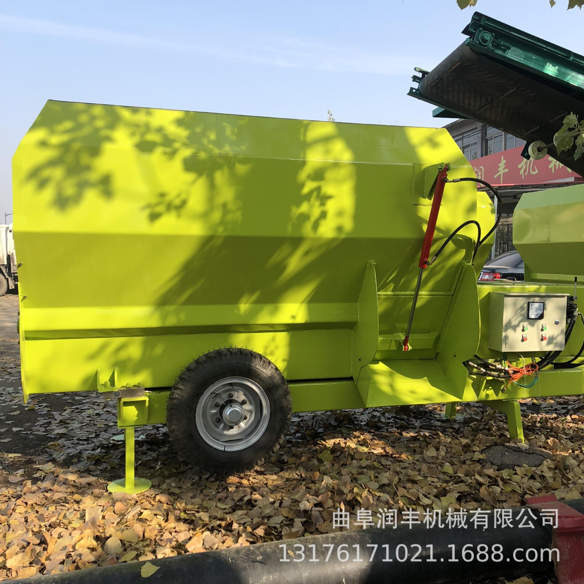 麦麸稻草粉碎搅拌机 自动称重混料机 TMR粉碎搅拌机厂家