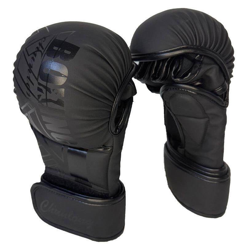 拳击手套成人男女散打训练拳套专业搏击格斗泰拳打沙袋MMA半指手