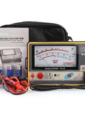 天宇TY6017 TY6018 TY6045型绝缘电阻表兆欧表500V 1000V摇表