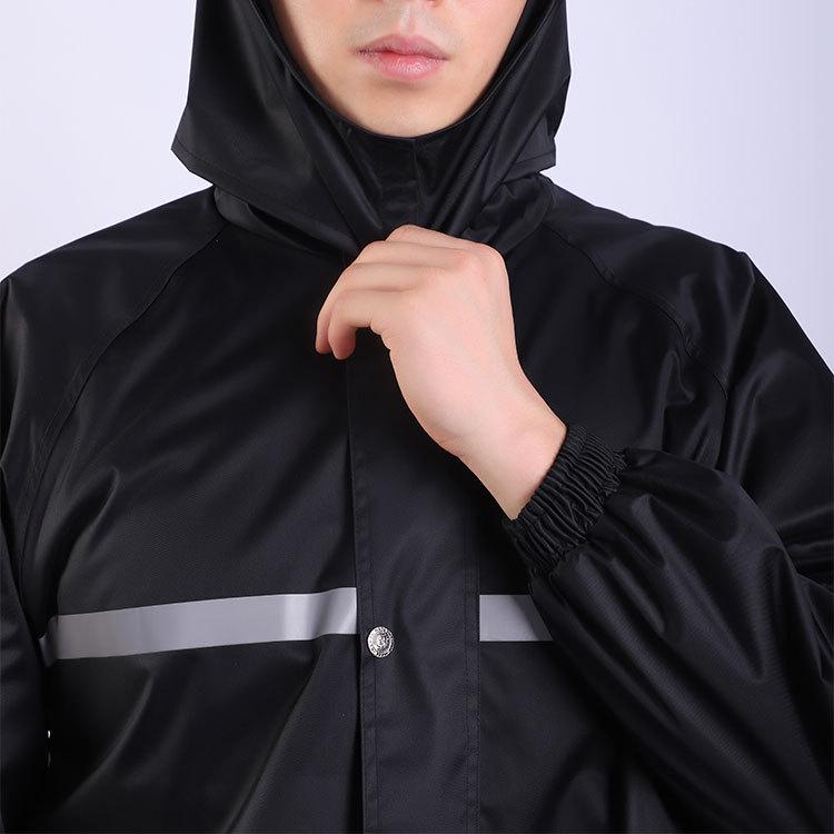 厂家直销加厚加绒分体雨衣雨裤套装防风防雨保暖雨衣雨具批发