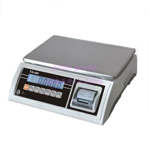 台衡精密惠而邦JCS-JWP-45热敏打印电子秤45kg/1g电子打印桌称