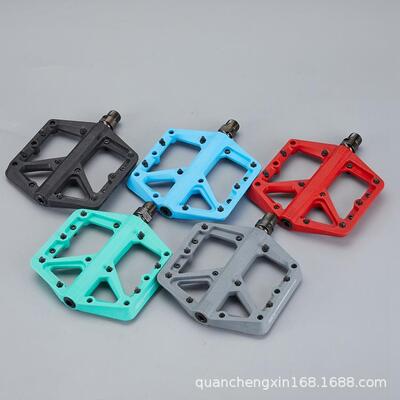 RACEWORK超轻自行车脚踏 培林山地车尼龙脚蹬 轴承骑行脚踏板单车