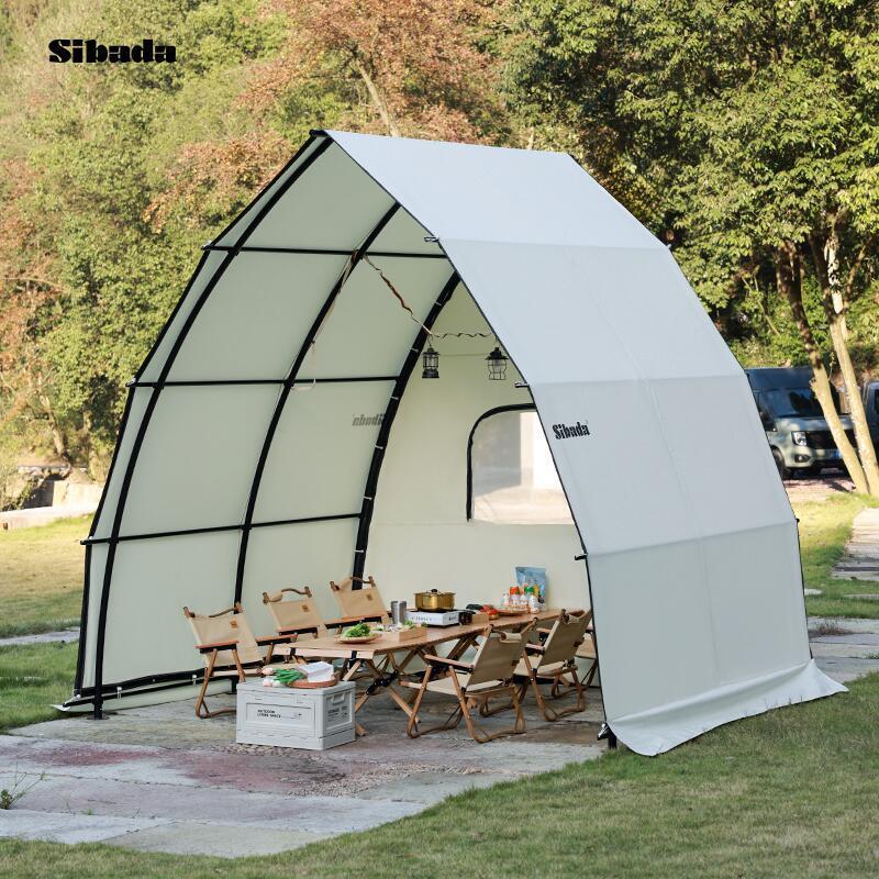 网红帐篷三角露台火锅小屋烧烤户外露营星空民宿餐饮防雨帐篷小屋